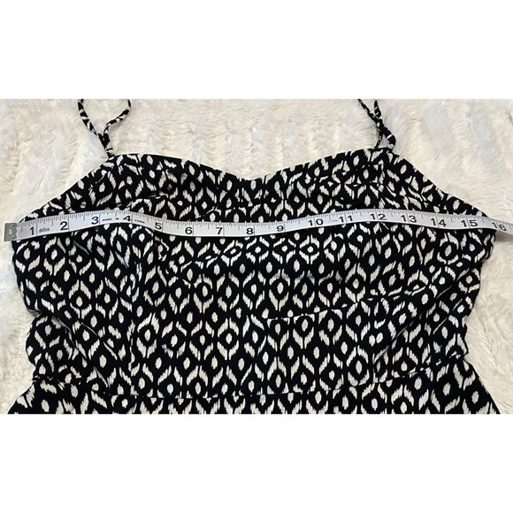 Old Navy Mini Sundress w/Spaghetti Straps Geometric 100% Rayon Junior's Size M - Picture 7 of 16